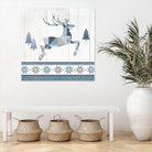 Nordic Geo Lodge Deer III by Portfolio on GIANT ART - white country look