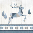 Nordic Geo Lodge Deer III by Portfolio on GIANT ART - white country look