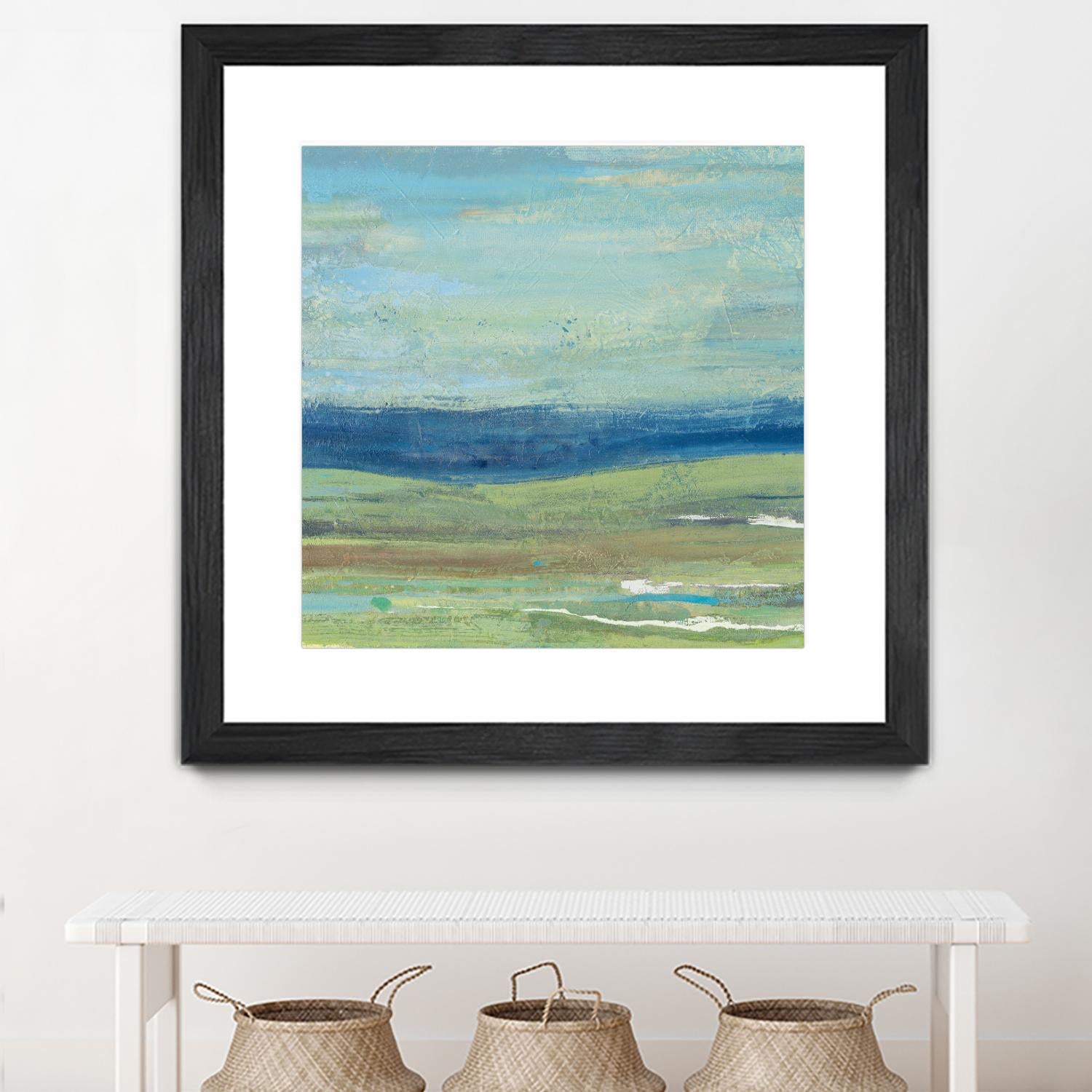 Azure Wave by Albena Hristova on GIANT ART - green sea scene