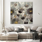 Morning Bloom Greige by Silvia Vassileva on GIANT ART - yellow floral