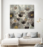 Morning Bloom Greige by Silvia Vassileva on GIANT ART - yellow floral