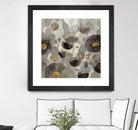 Morning Bloom Greige by Silvia Vassileva on GIANT ART - yellow floral
