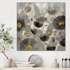 Morning Bloom Greige by Silvia Vassileva on GIANT ART - yellow floral
