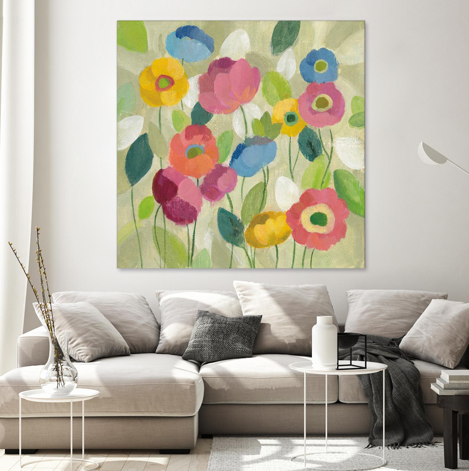 Fairy Tale Flowers I by Silvia Vassileva on GIANT ART - green floral