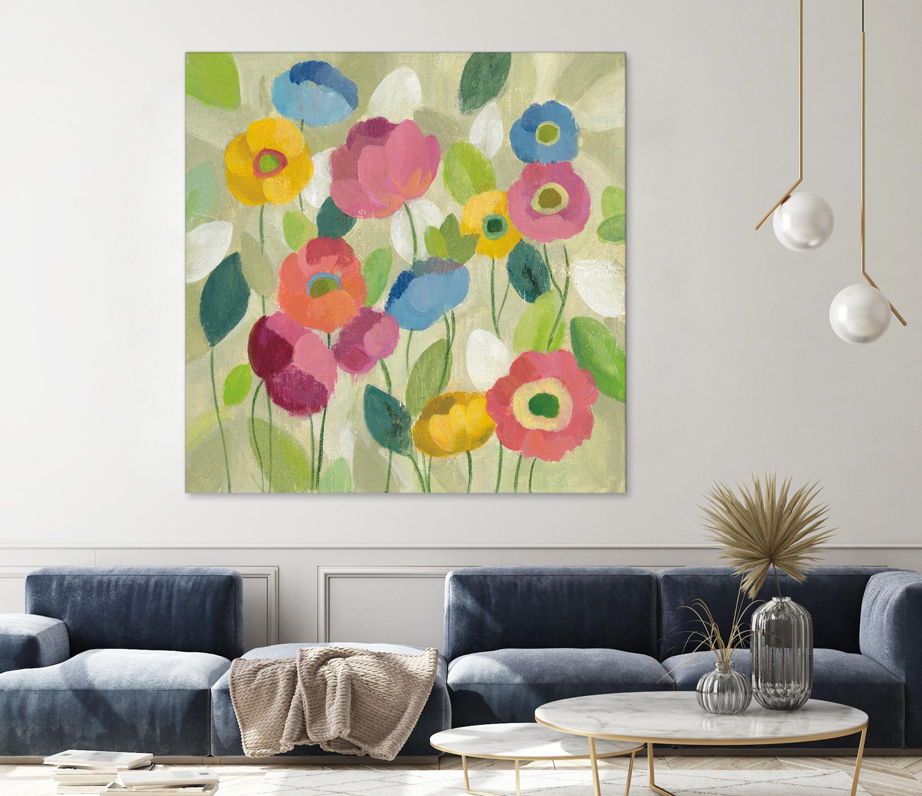 Fairy Tale Flowers I by Silvia Vassileva on GIANT ART - green floral
