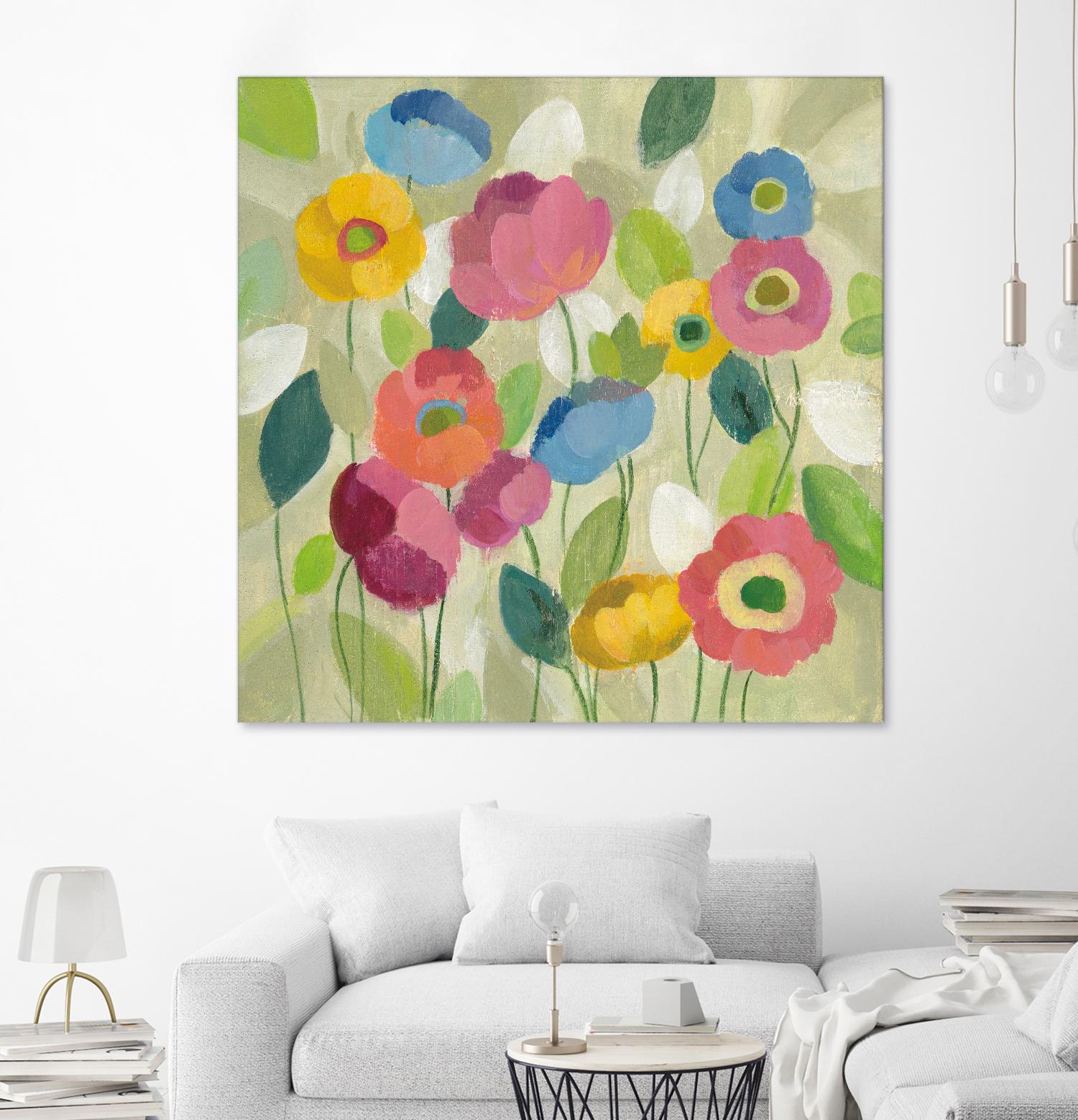 Fairy Tale Flowers I by Silvia Vassileva on GIANT ART - green floral