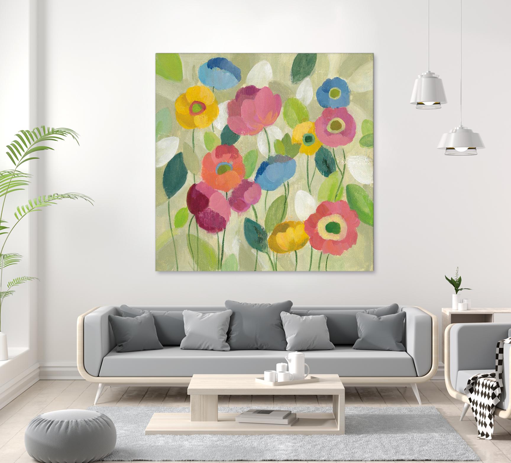 Fairy Tale Flowers I by Silvia Vassileva on GIANT ART - green floral