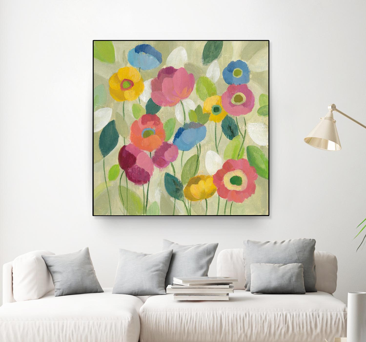 Fairy Tale Flowers I by Silvia Vassileva on GIANT ART - green floral