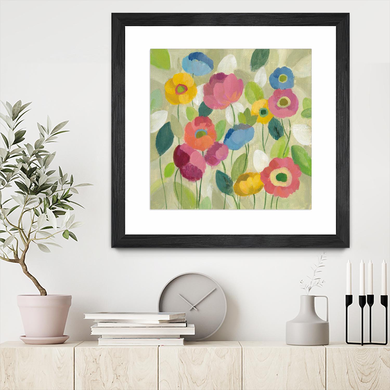 Fairy Tale Flowers I by Silvia Vassileva on GIANT ART - green floral