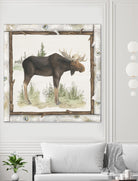 Family Cabin III by Beth Grove on GIANT ART - beige country look