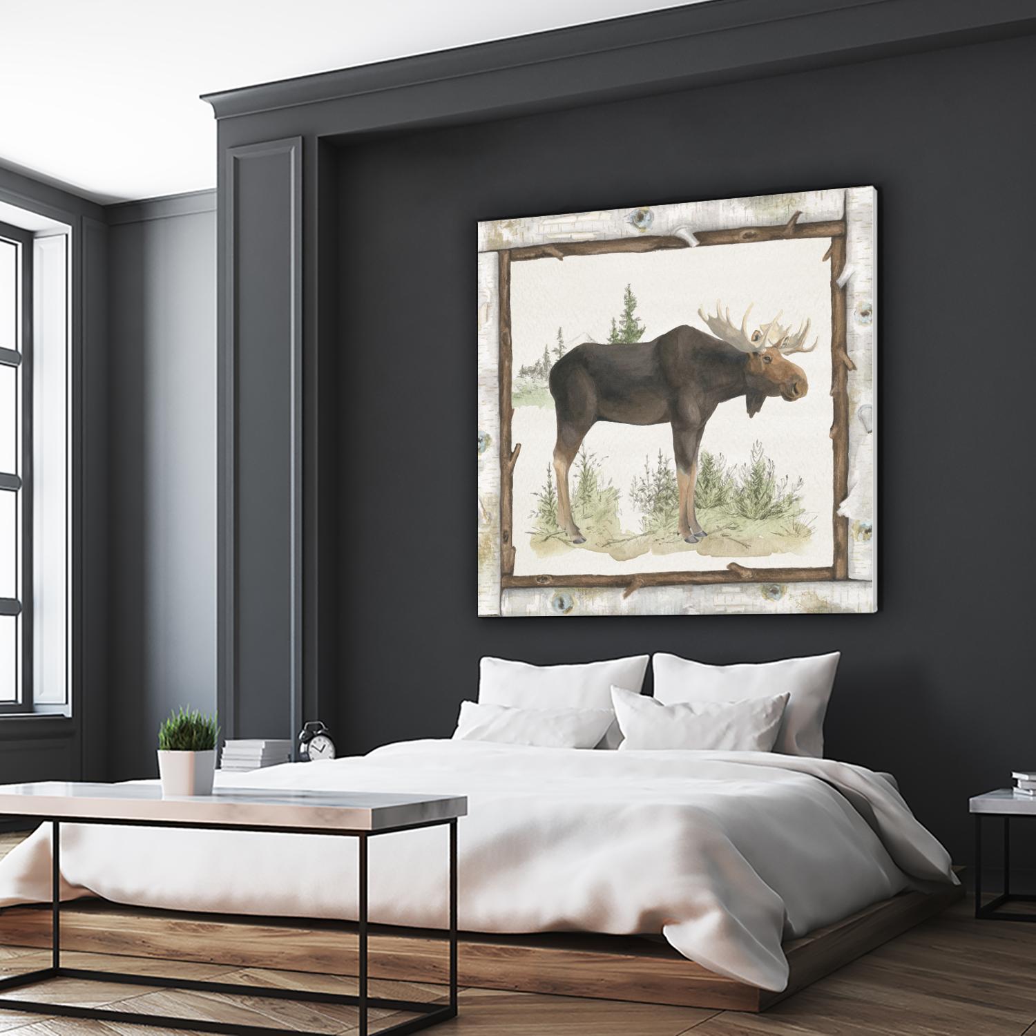 Family Cabin III by Beth Grove on GIANT ART - beige country look