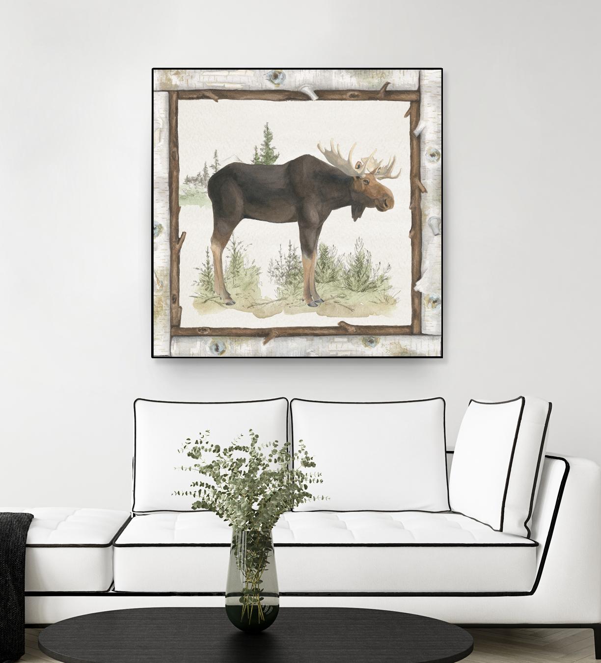 Family Cabin III by Beth Grove on GIANT ART - beige country look