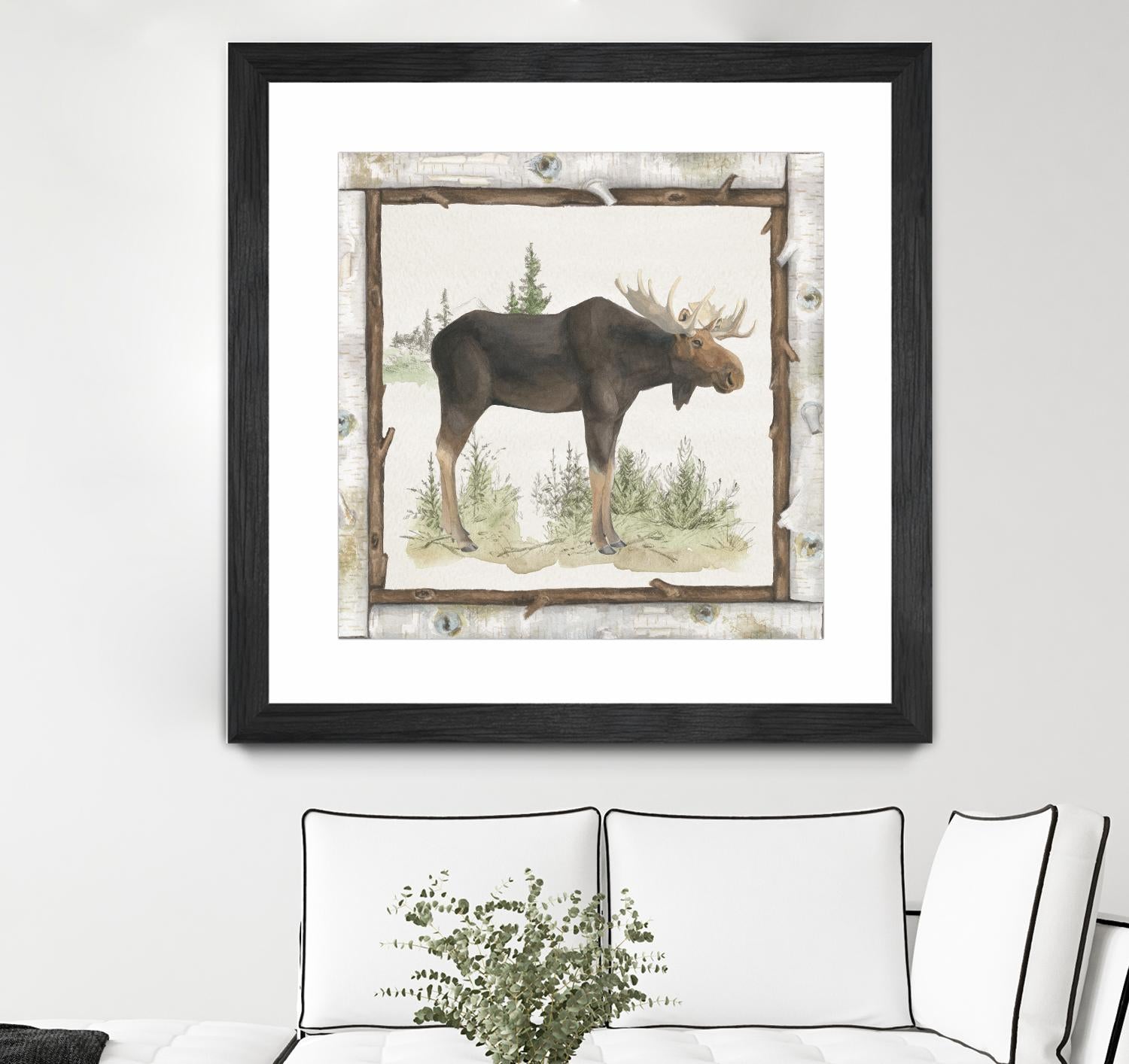 Family Cabin III by Beth Grove on GIANT ART - beige country look