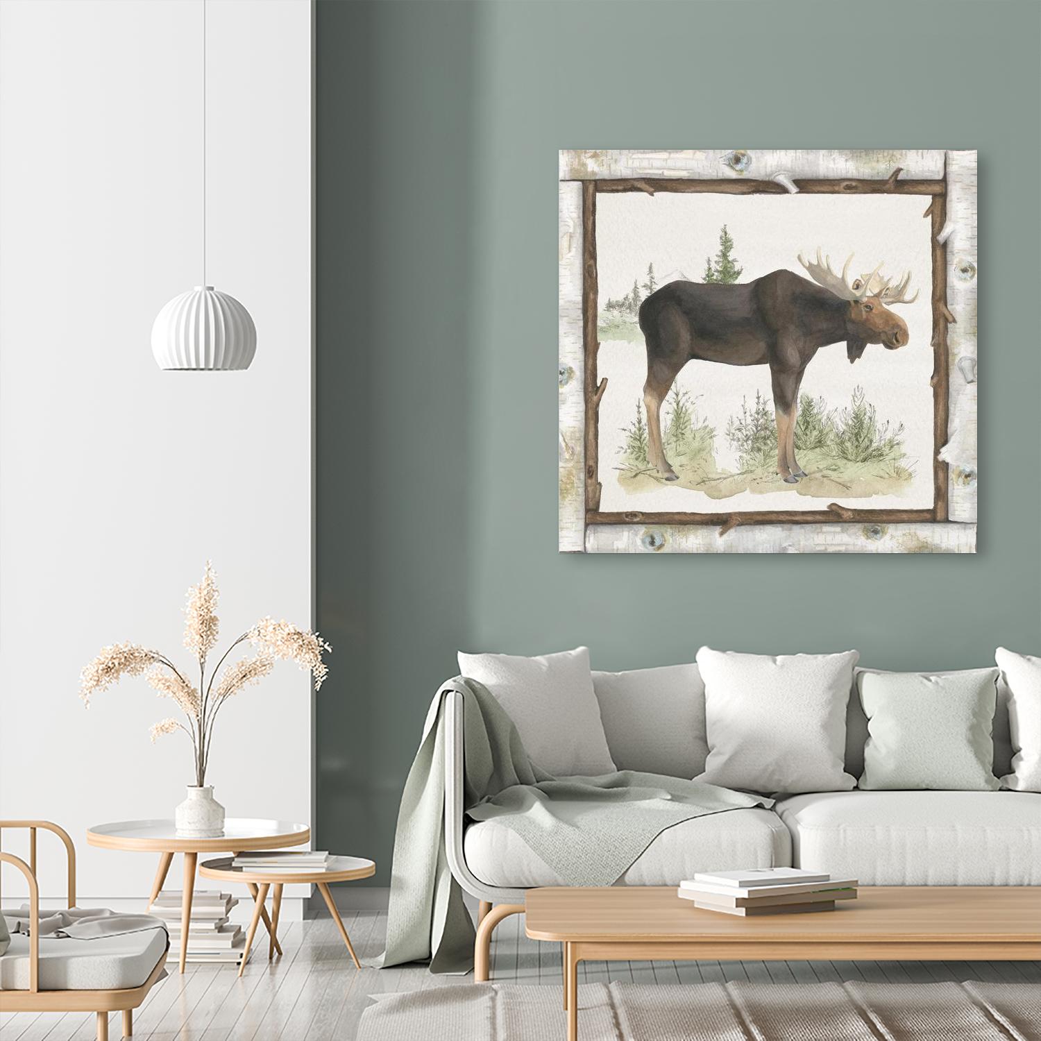 Family Cabin III by Beth Grove on GIANT ART - beige country look