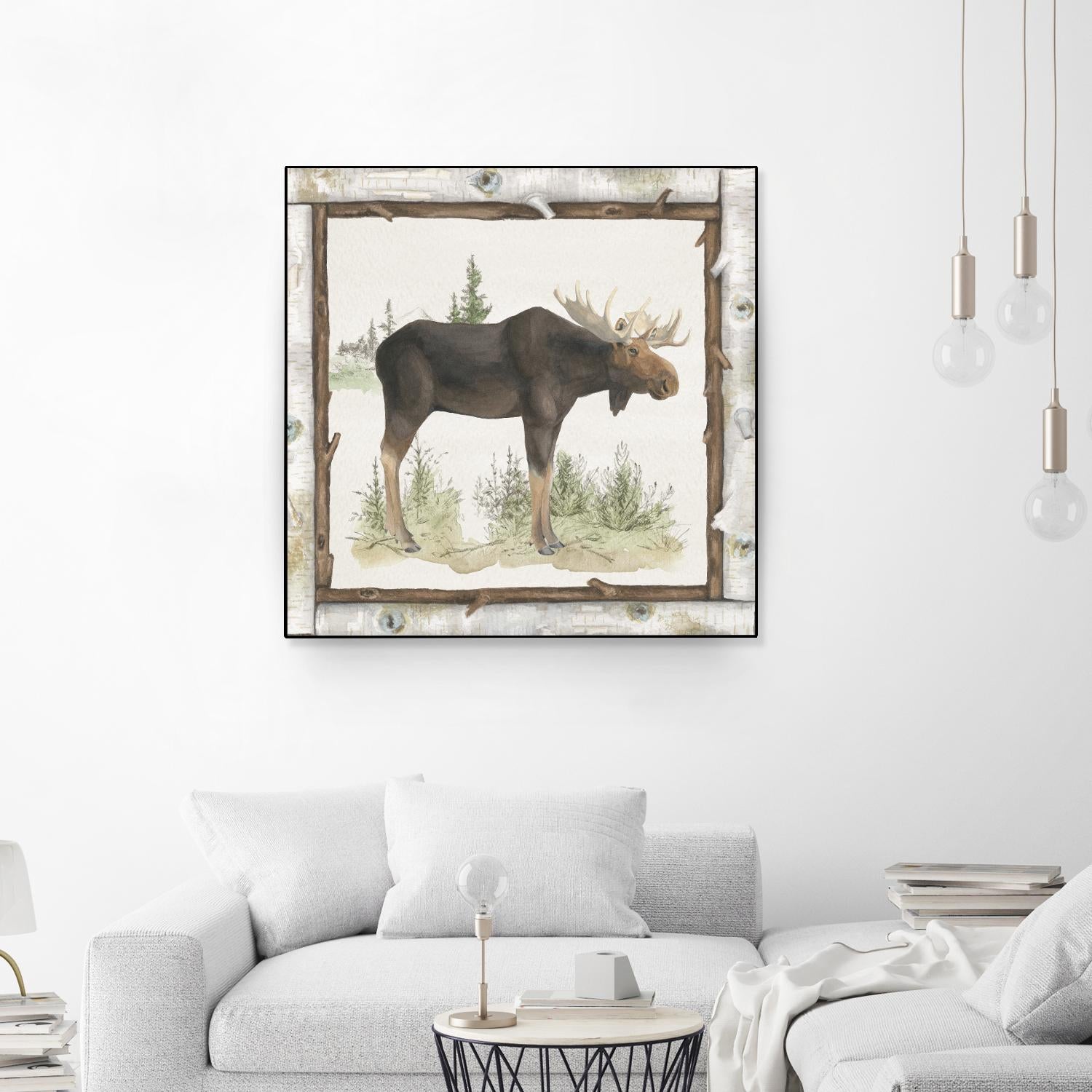 Family Cabin III by Beth Grove on GIANT ART - beige country look