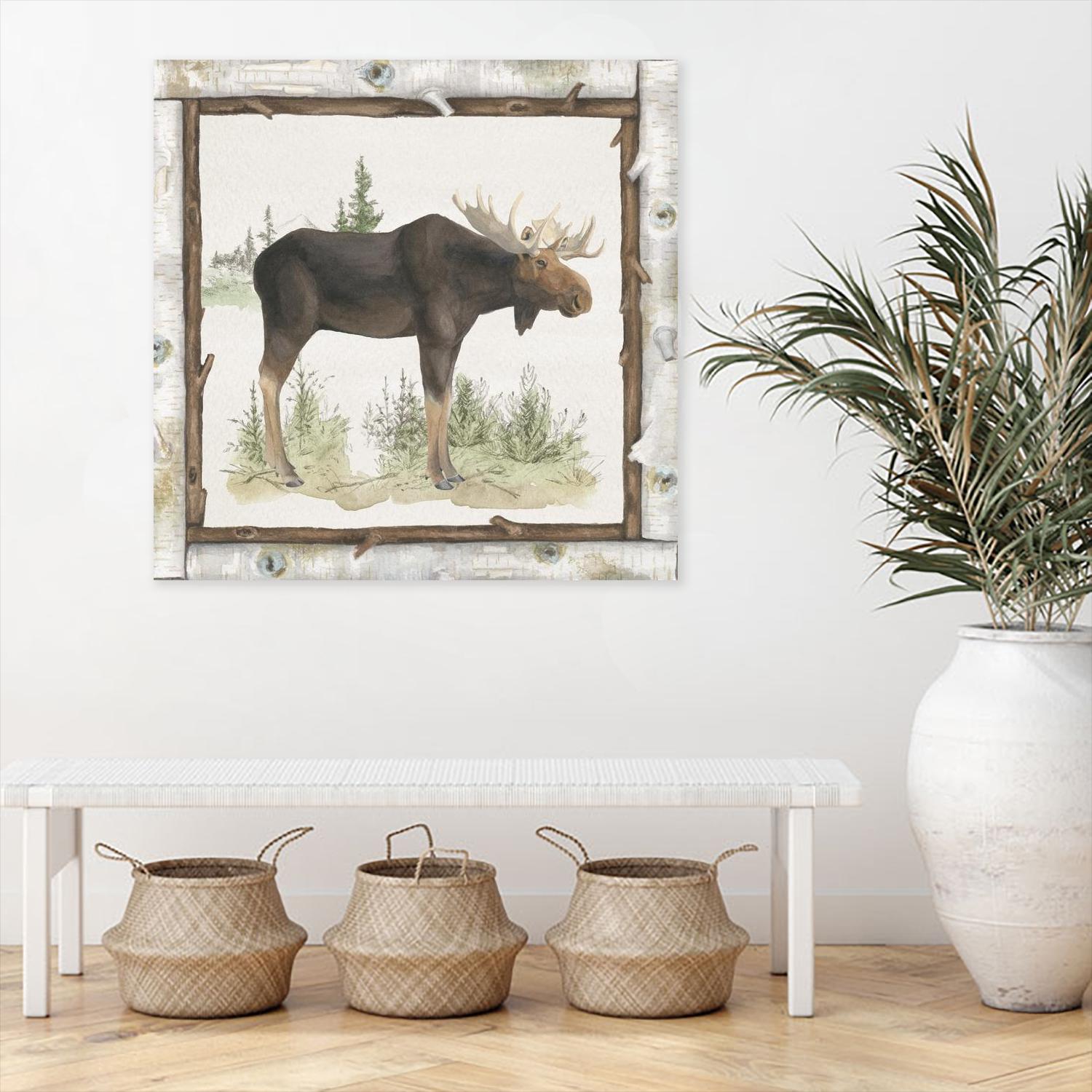 Family Cabin III by Beth Grove on GIANT ART - beige country look