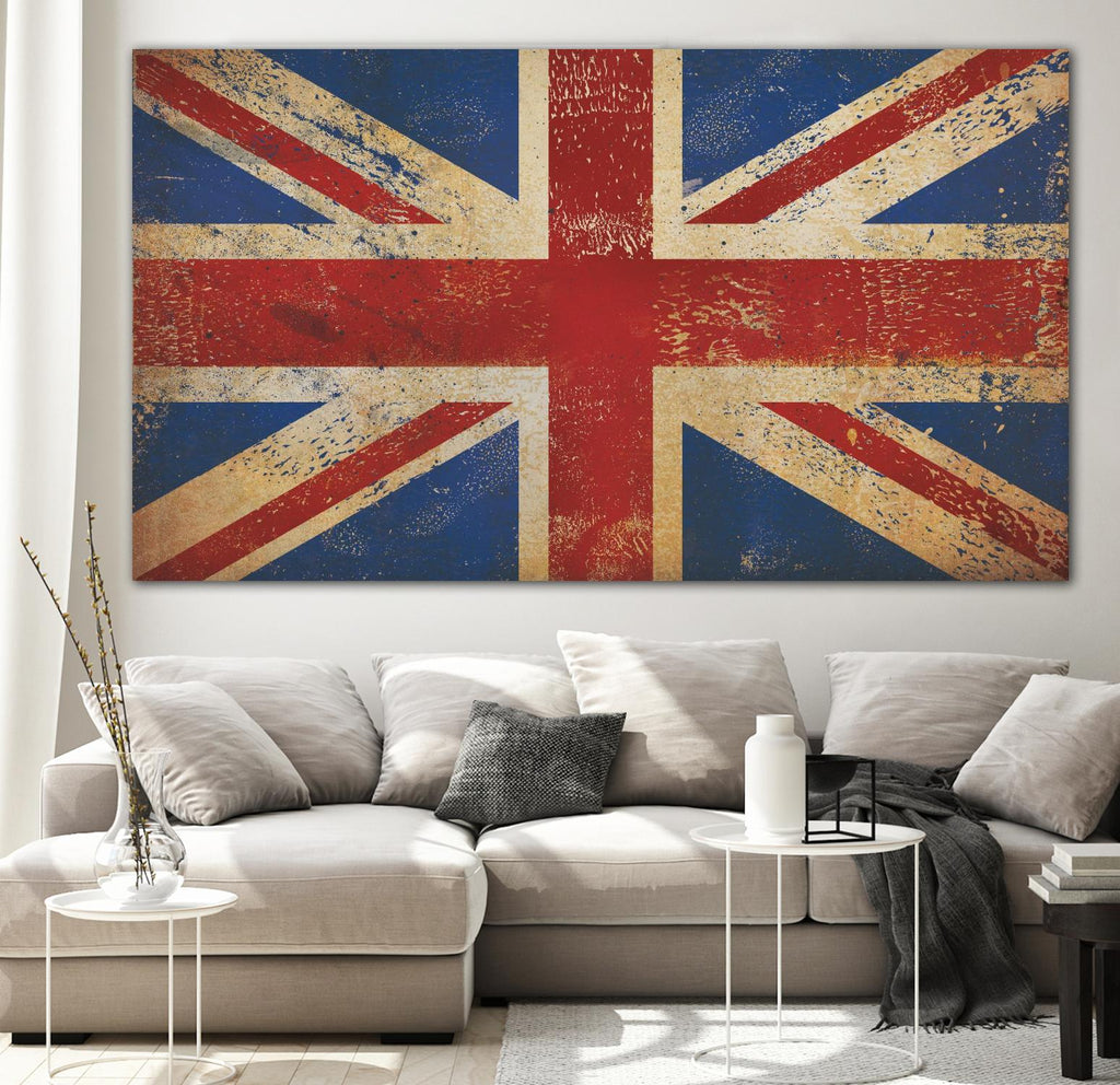 Union Jack by Ryan Fowler on GIANT ART - blue flags