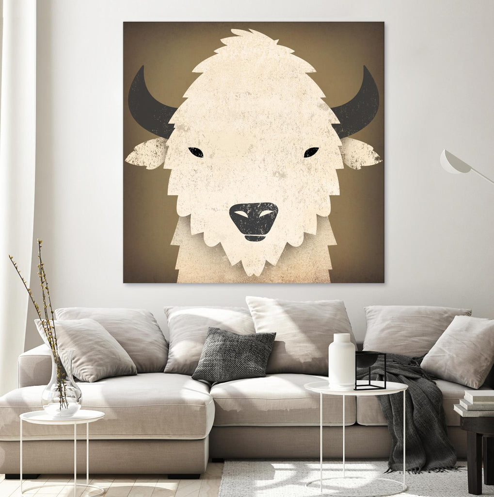 Buffalo I by Ryan Fowler on GIANT ART - brown animals