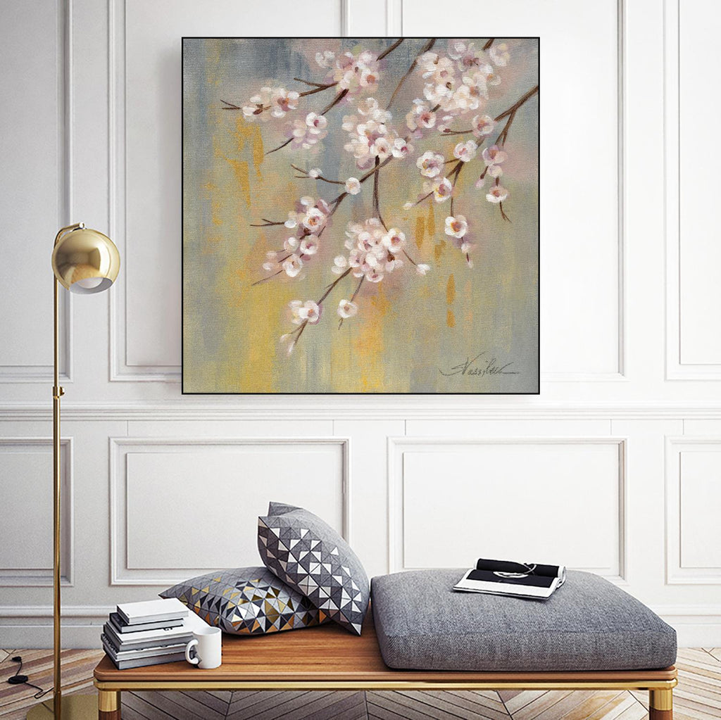 Cherry Cloud I by Silvia Vassileva on GIANT ART - yellow floral