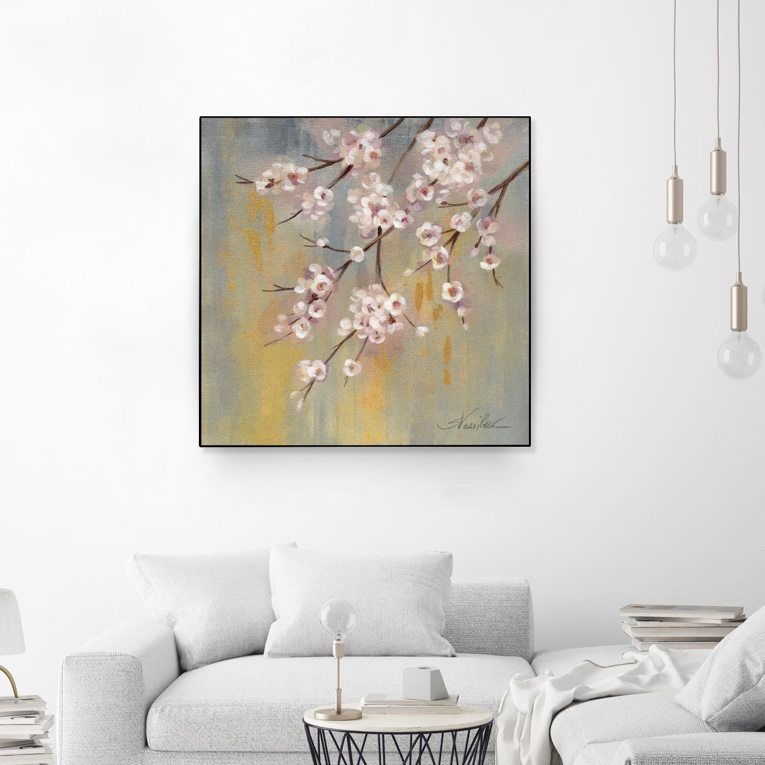 Cherry Cloud I by Silvia Vassileva on GIANT ART - yellow floral