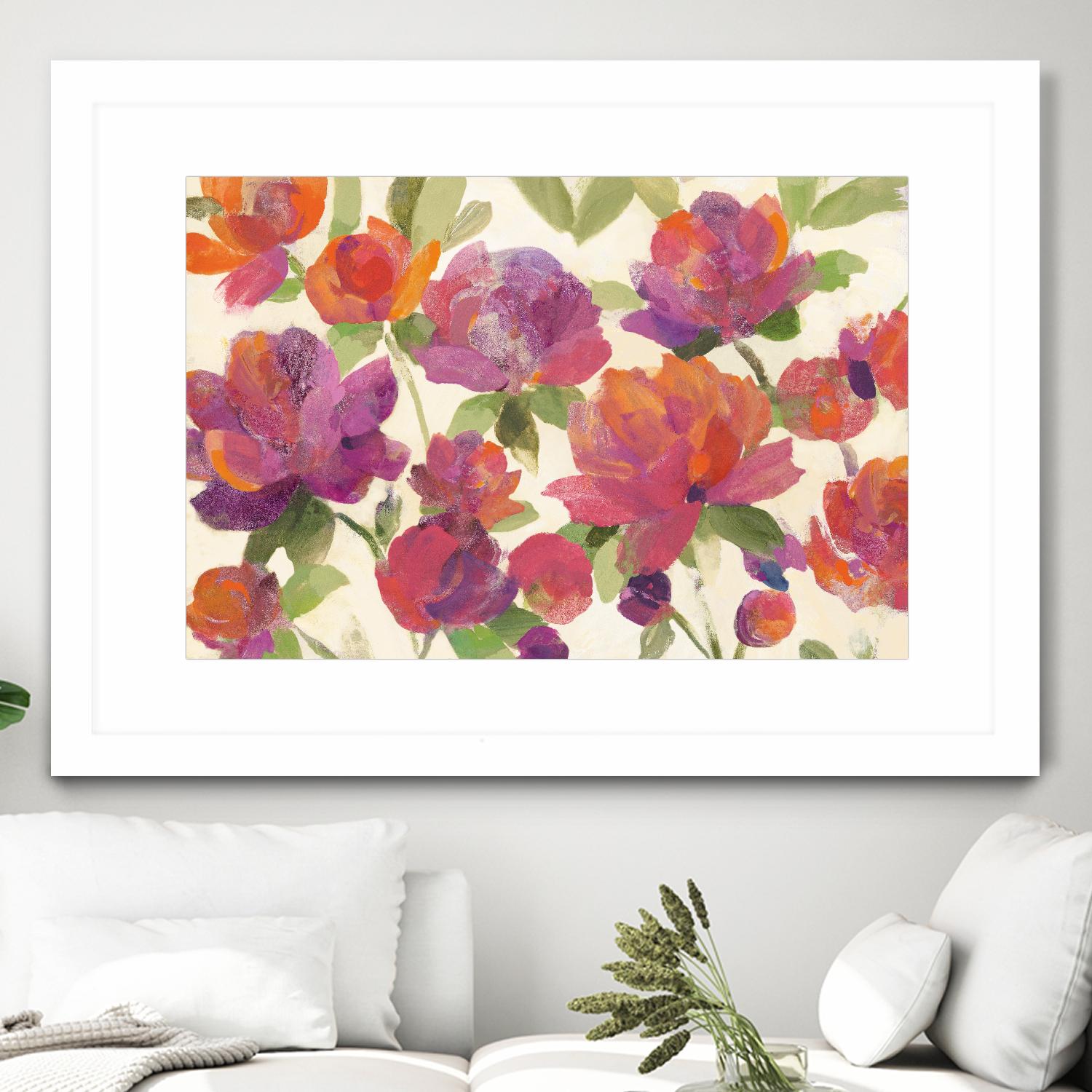 Garden Delight III by Albena Hristova on GIANT ART - green floral