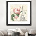 Roses in Paris IV by Katie Pertiet on GIANT ART - beige floral