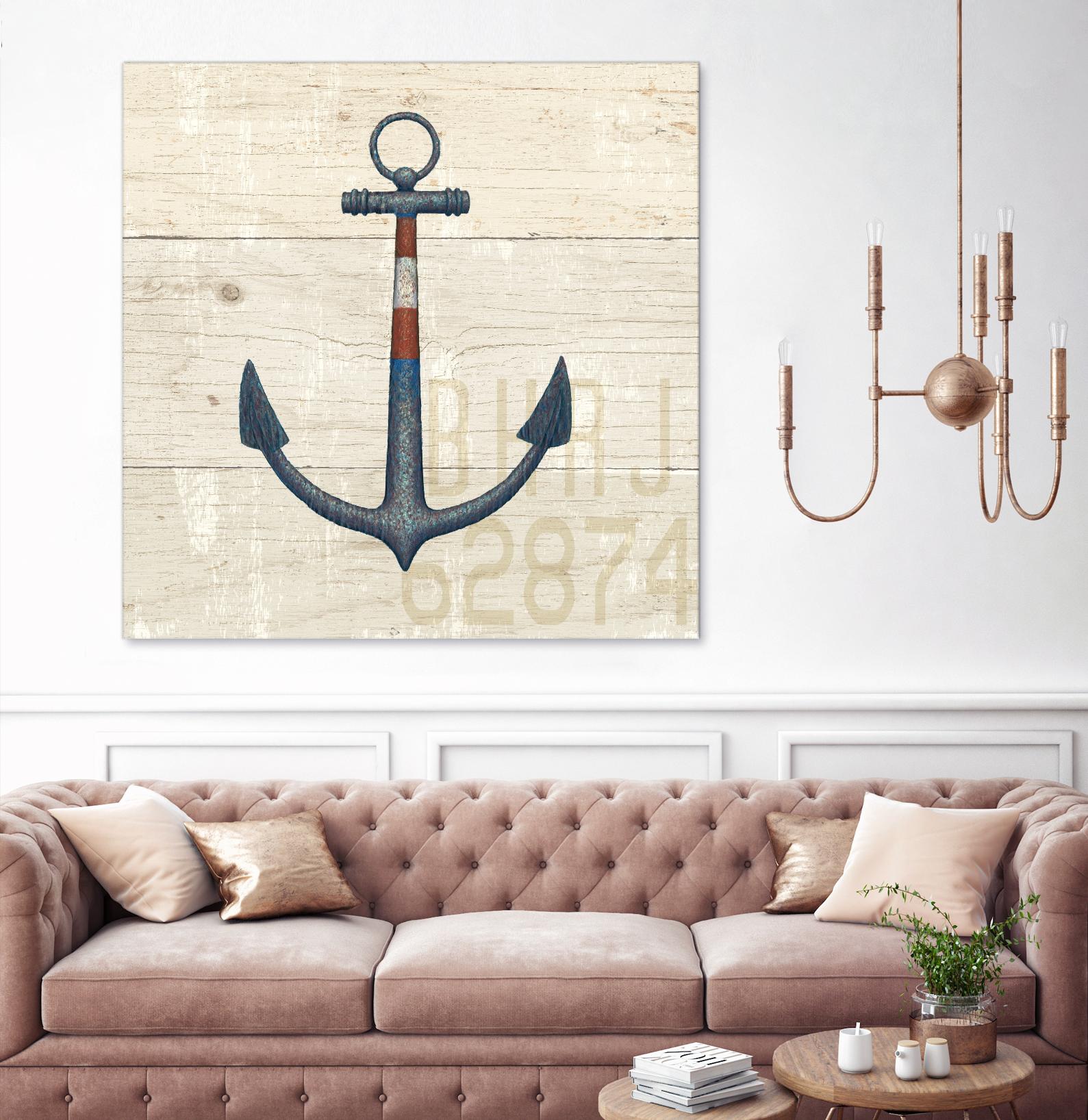 Nautique III by James Wiens on GIANT ART - beige nautical