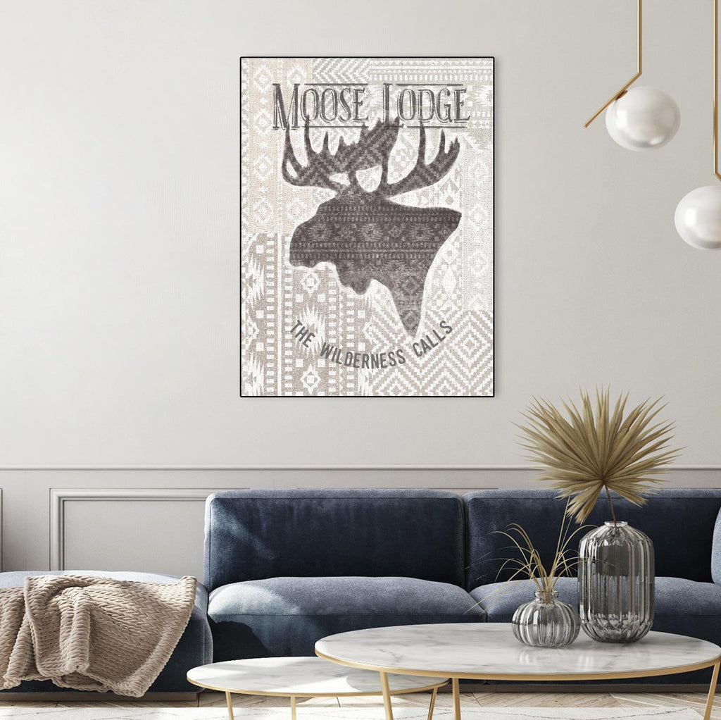 Soft Lodge V by Janelle Penner on GIANT ART - beige country look