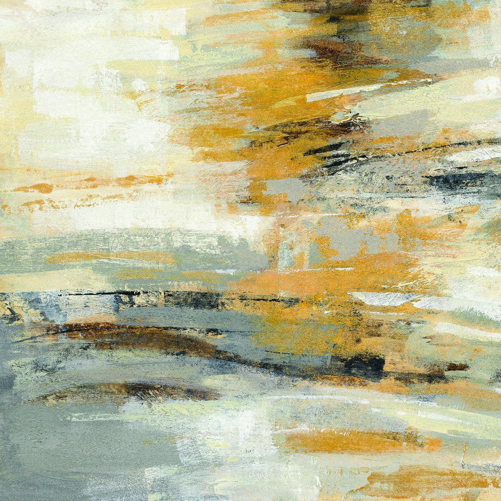 Golden Dust Crop by Silvia Vassileva on GIANT ART - beige abstract