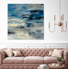 Indigo Wave by Silvia Vassileva on GIANT ART - black abstract