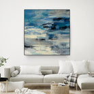 Indigo Wave by Silvia Vassileva on GIANT ART - black abstract