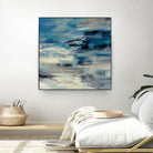 Indigo Wave by Silvia Vassileva on GIANT ART - black abstract