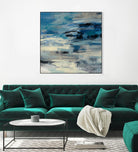 Indigo Wave by Silvia Vassileva on GIANT ART - black abstract