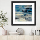 Indigo Wave by Silvia Vassileva on GIANT ART - black abstract