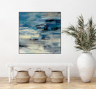 Indigo Wave by Silvia Vassileva on GIANT ART - black abstract