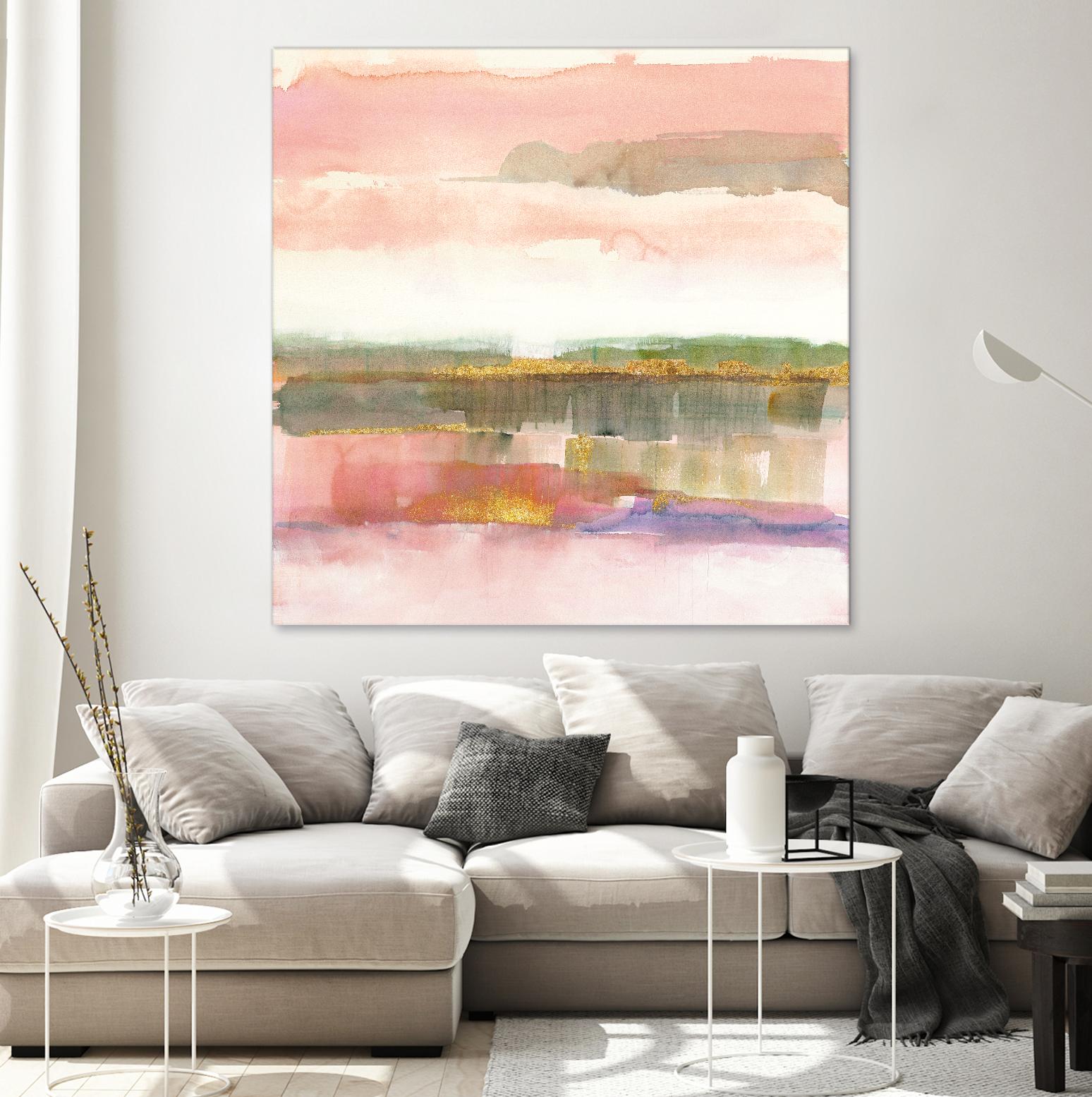 Influence of Line by Mike Schick on GIANT ART - green abstract