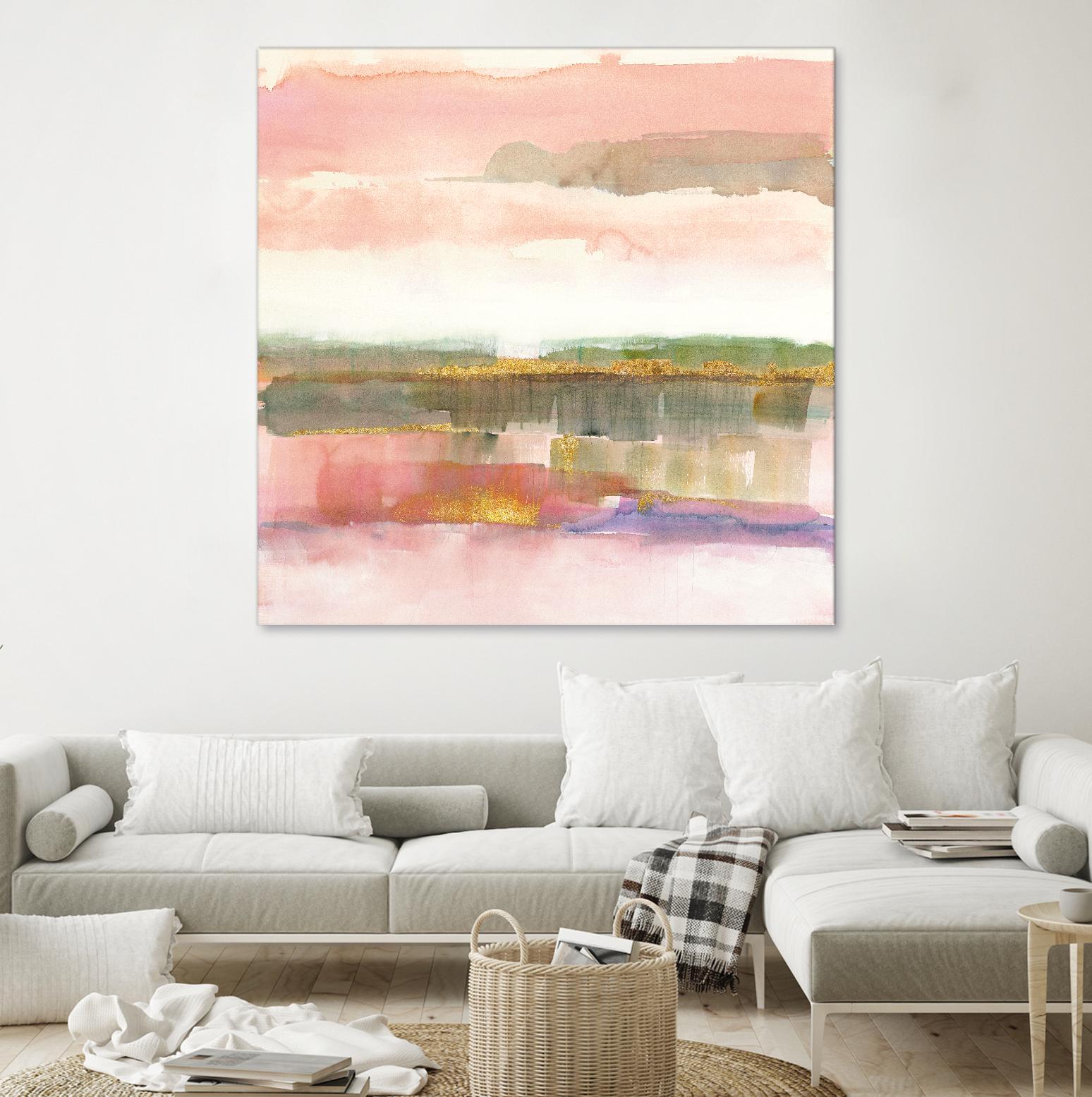 Influence of Line by Mike Schick on GIANT ART - green abstract