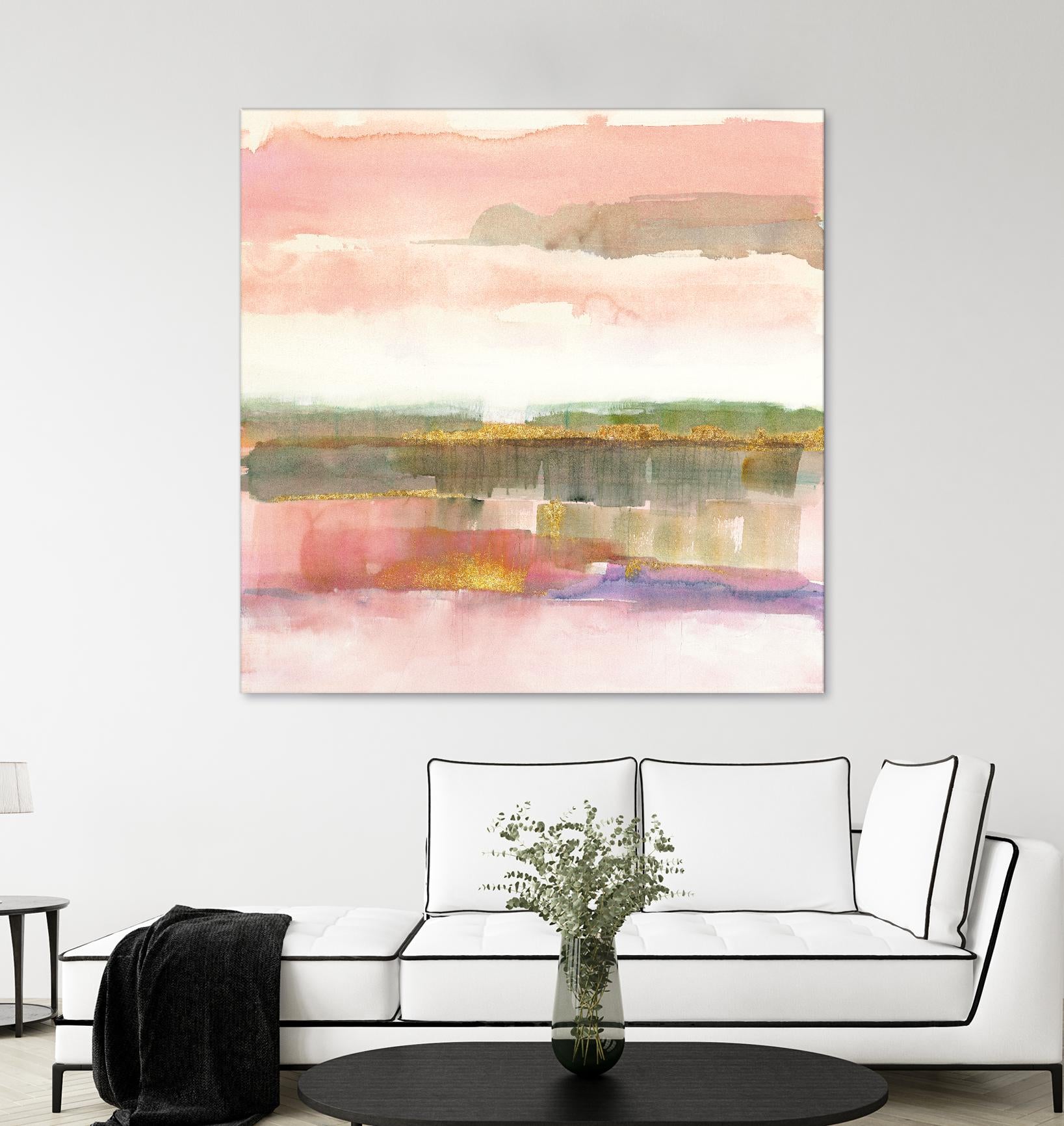 Influence of Line by Mike Schick on GIANT ART - green abstract