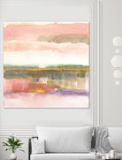 Influence of Line by Mike Schick on GIANT ART - green abstract