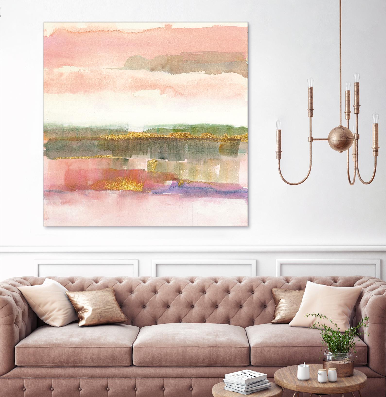 Influence of Line by Mike Schick on GIANT ART - green abstract