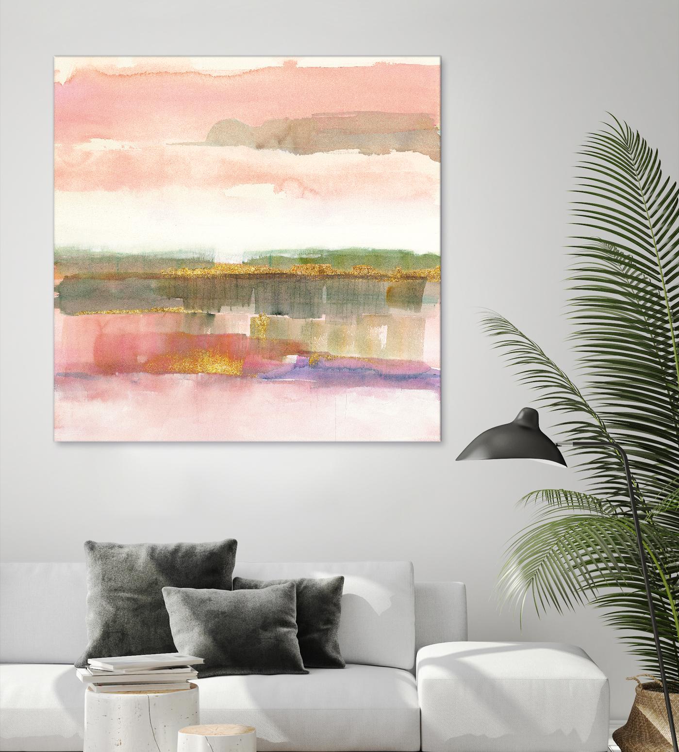 Influence of Line by Mike Schick on GIANT ART - green abstract