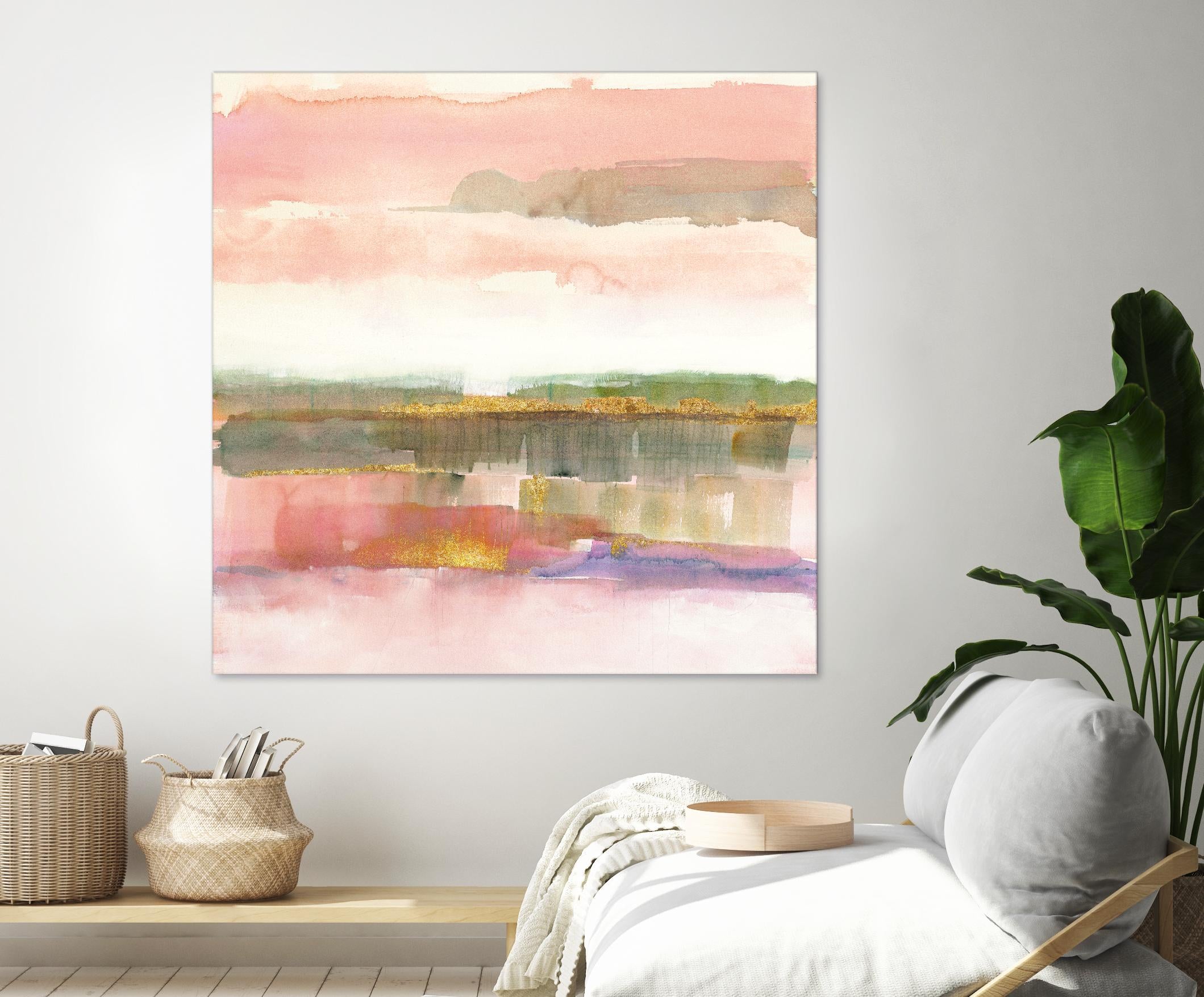 Influence of Line by Mike Schick on GIANT ART - green abstract