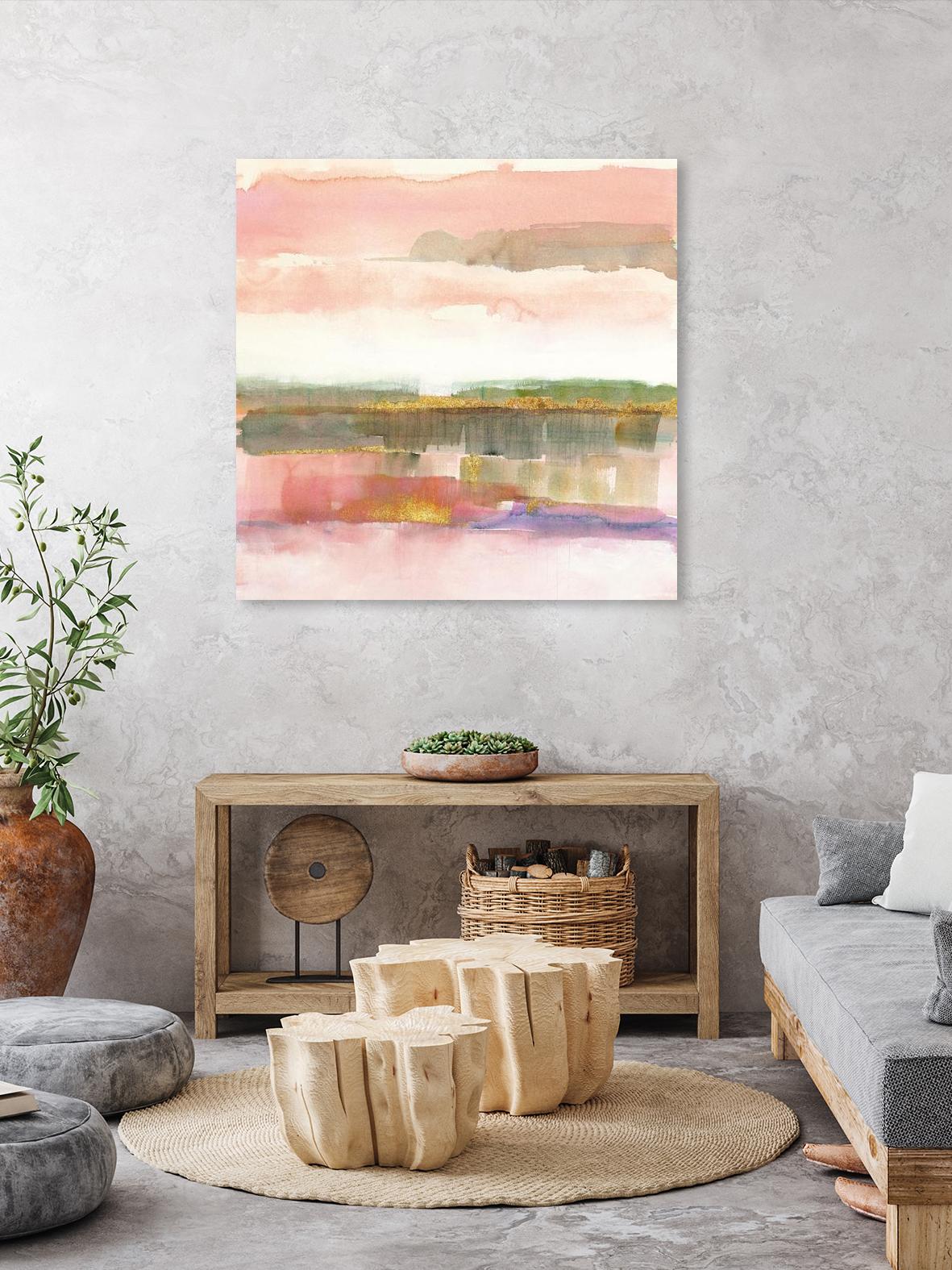 Influence of Line by Mike Schick on GIANT ART - green abstract