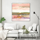 Influence of Line by Mike Schick on GIANT ART - green abstract