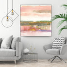 Influence of Line by Mike Schick on GIANT ART - green abstract