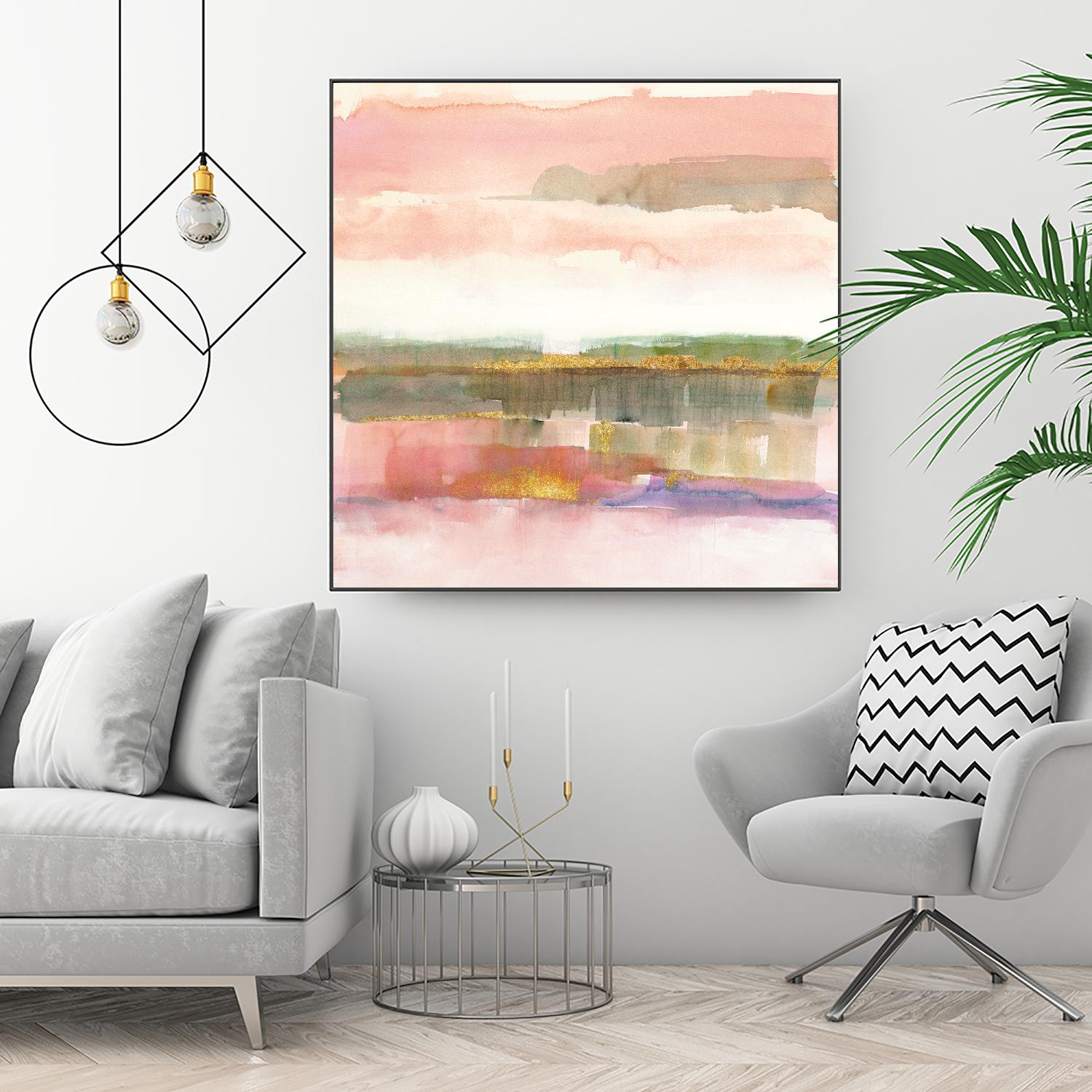 Influence of Line by Mike Schick on GIANT ART - green abstract