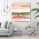 Influence of Line by Mike Schick on GIANT ART - green abstract