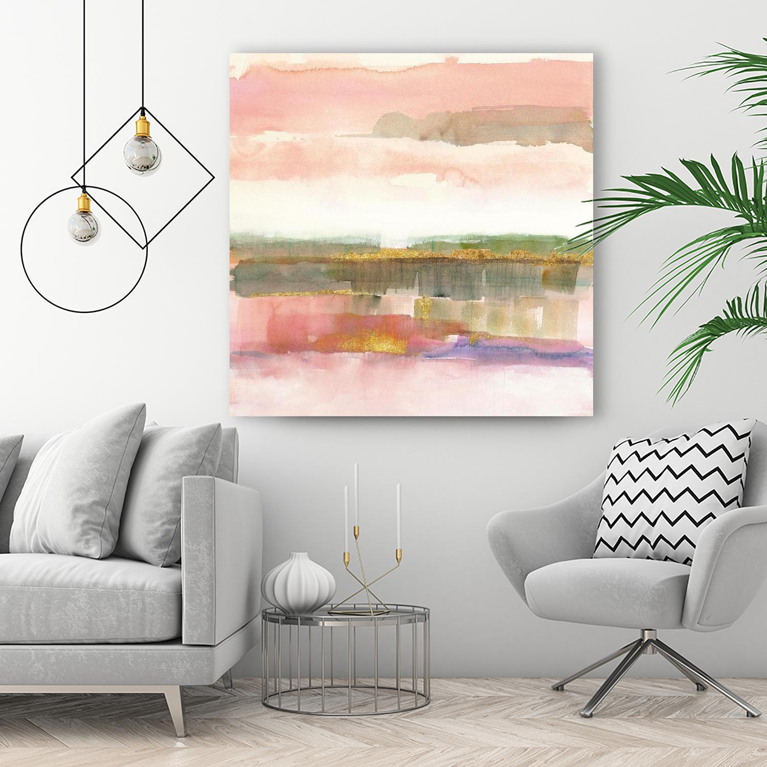 Influence of Line by Mike Schick on GIANT ART - green abstract