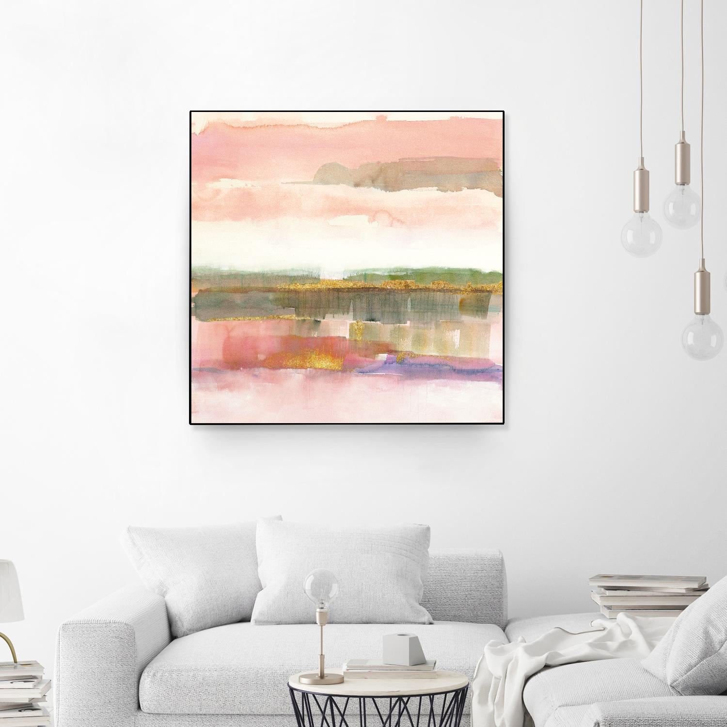 Influence of Line by Mike Schick on GIANT ART - green abstract