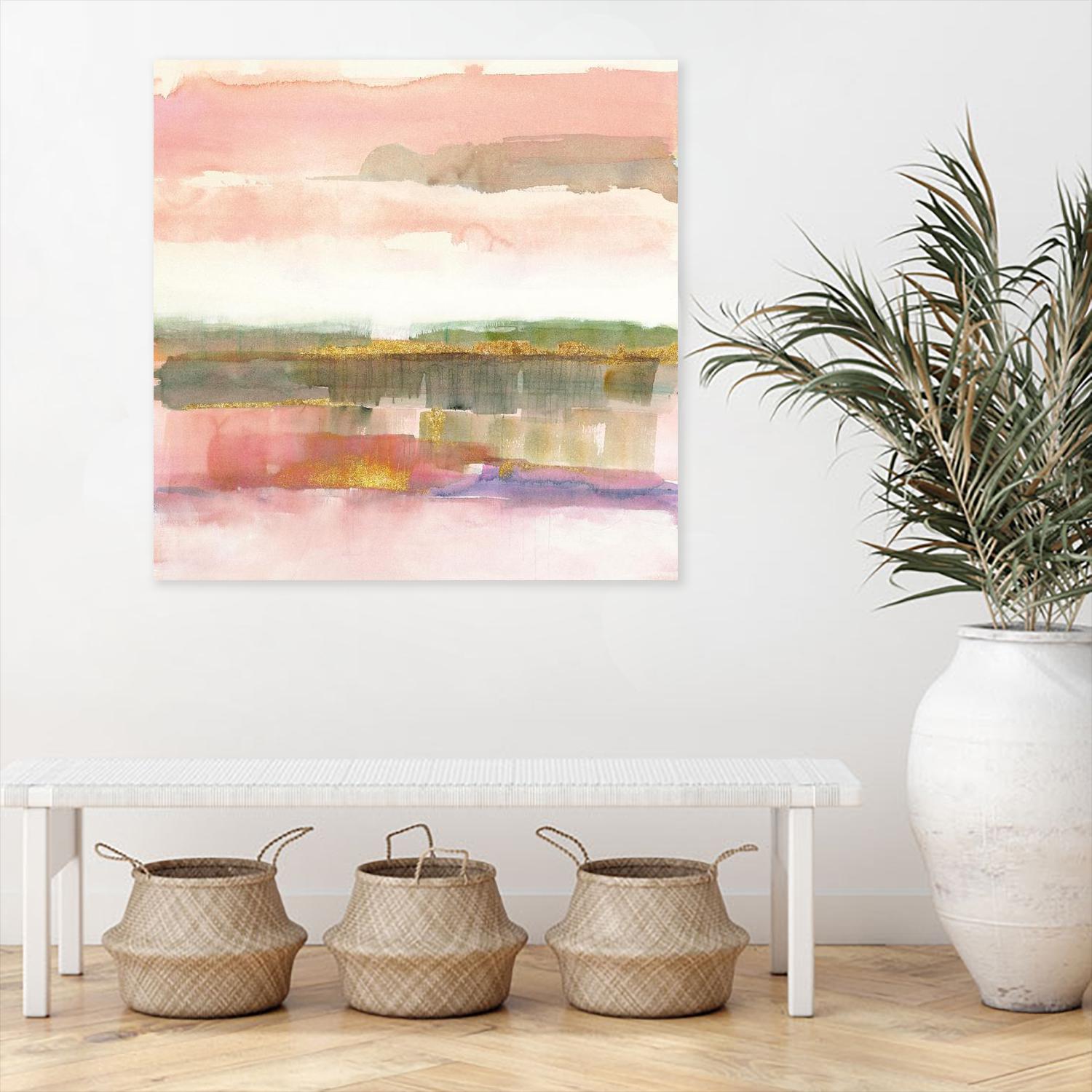 Influence of Line by Mike Schick on GIANT ART - green abstract